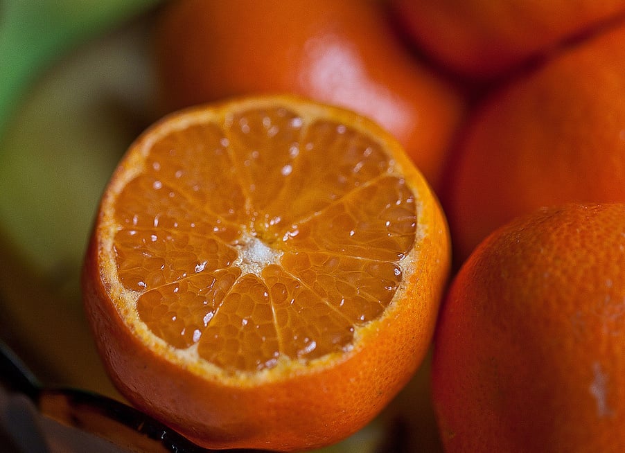 Sliced Orange Fruit